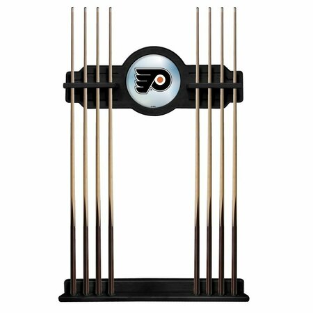 HOLLAND BAR STOOL CO Philadelphia Flyers Cue Rack in Black Finish CueBKPhiFly